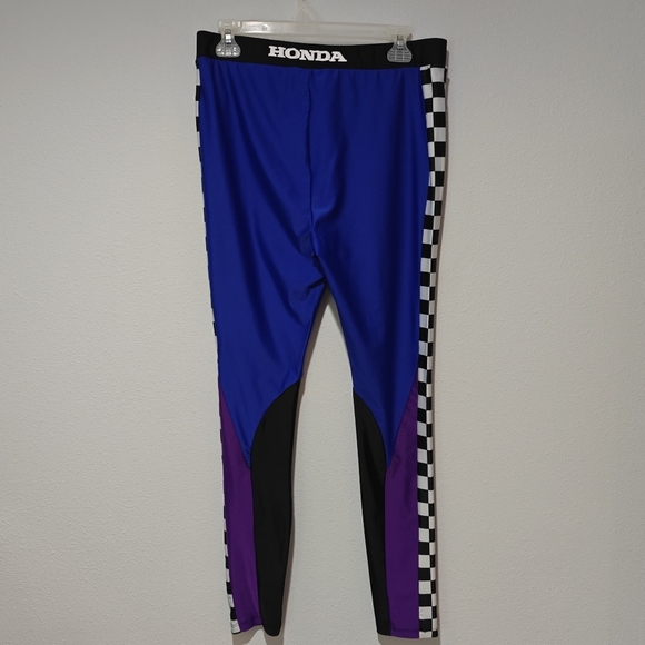 Forever 21 Honda Leggings High Waisted Plus Size 0X Scuba Material JDM VTEC - Picture 4 of 8